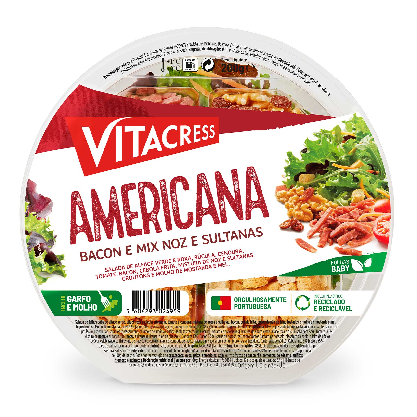 Salada Refeição Americana Vitacress