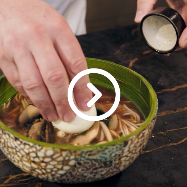 Ramen de Cogumelos com Quente ou Fria Vitacress