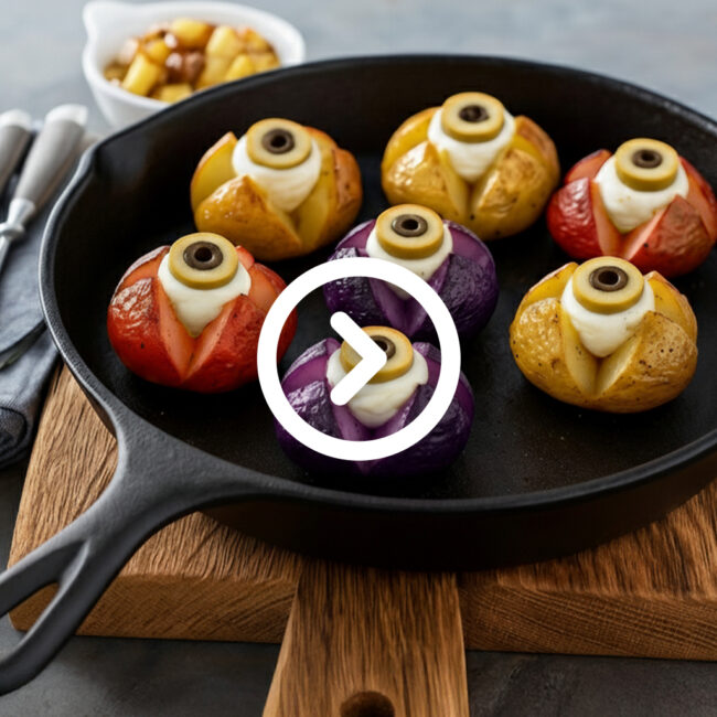 Olhinhos de Batatas Coloridas Vitacress