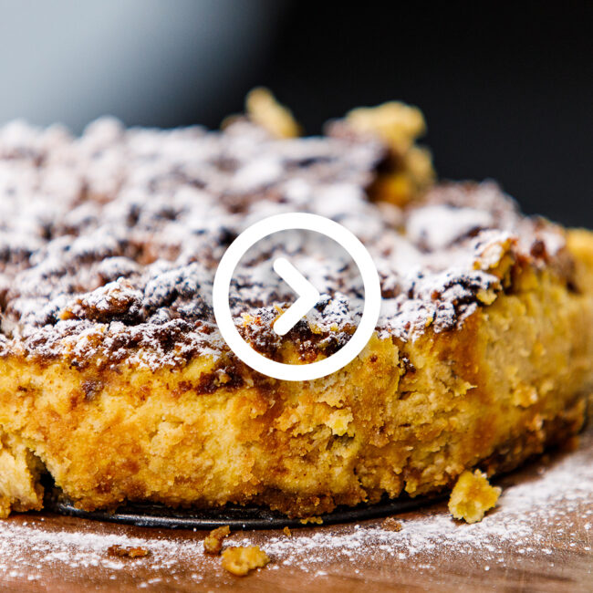 Bolo de Batata-Doce com Canela (versão natalícia)