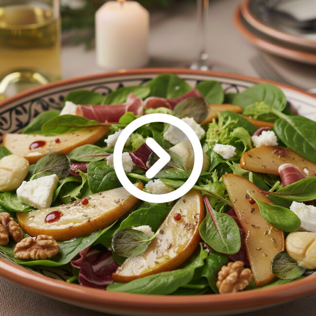 Salada Veggie Balance Vitacress com Sobras de Queijo e Presunto