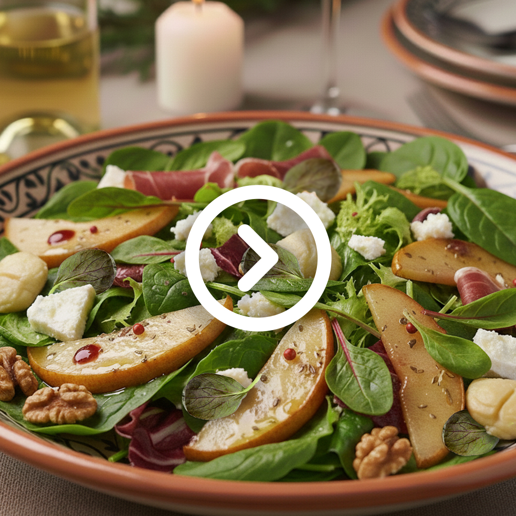 Salada Veggie Balance Vitacress com Sobras de Queijo e Presunto